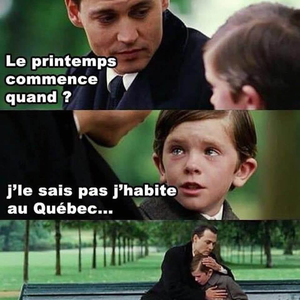 Meme bem conhecido pelos nativos de Quebec - Fonte: Desconhecida