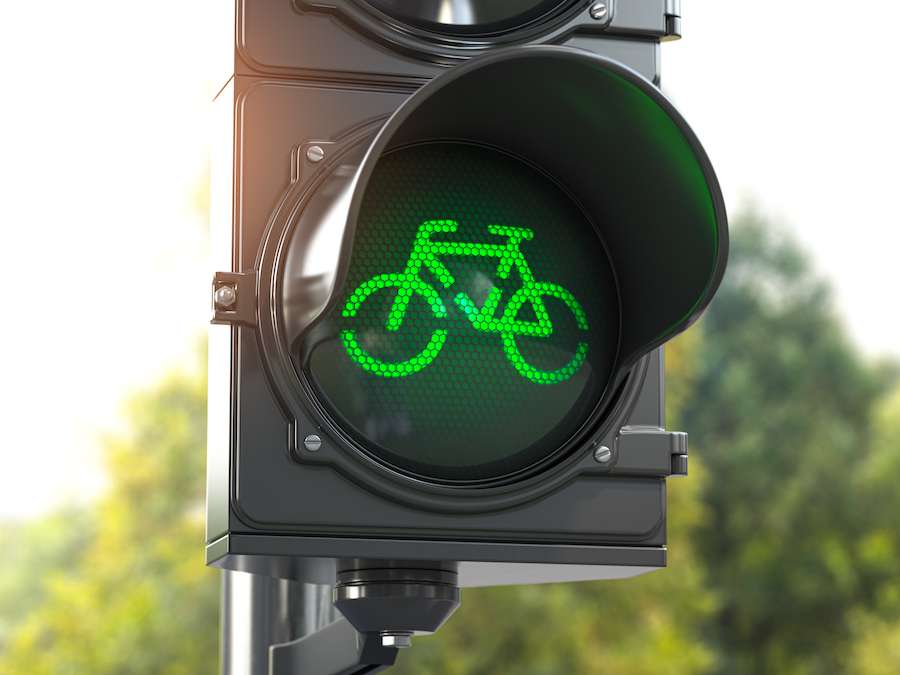 Ciclistas como preferencia Fonte Banco de Imagens