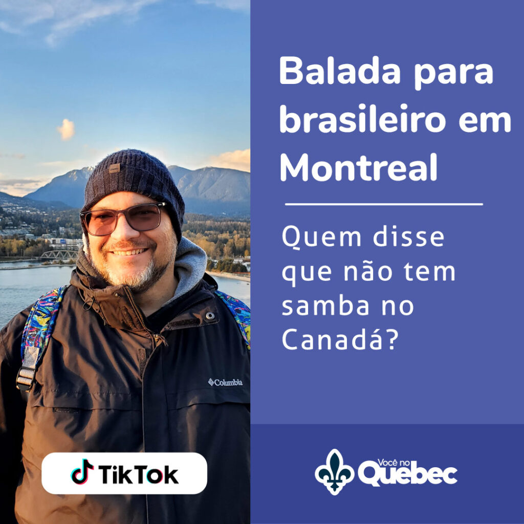 Banner Site Link para TikTok Voce no Quebec Balada de Brasileiro no Canada