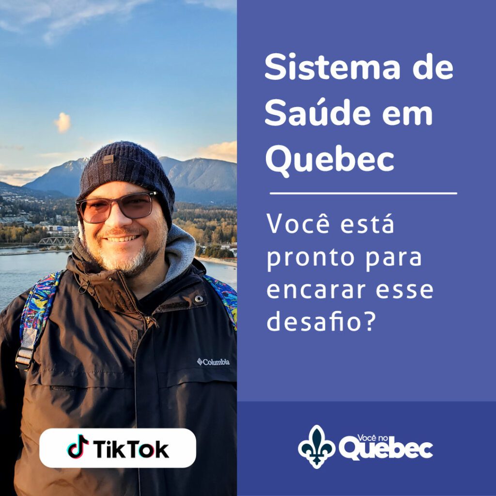 Banner Site Link para TikTok Voce no Quebec Sistema de Saude em Quebec